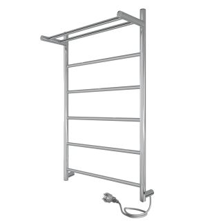 Полотенцесушитель электрический Indigo Line LСLE80-50PR с полкой 80x50 см хром